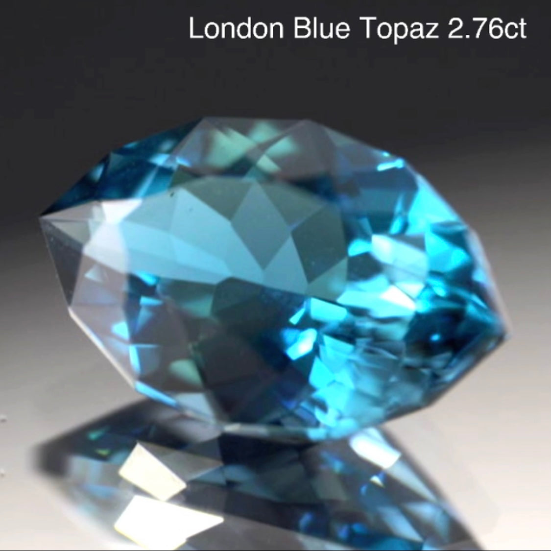 太めの感じがまた良し🍯“ファンシーマーキス”ロンドンブルートパーズ2.76ct🔮ピアッちゃん作品