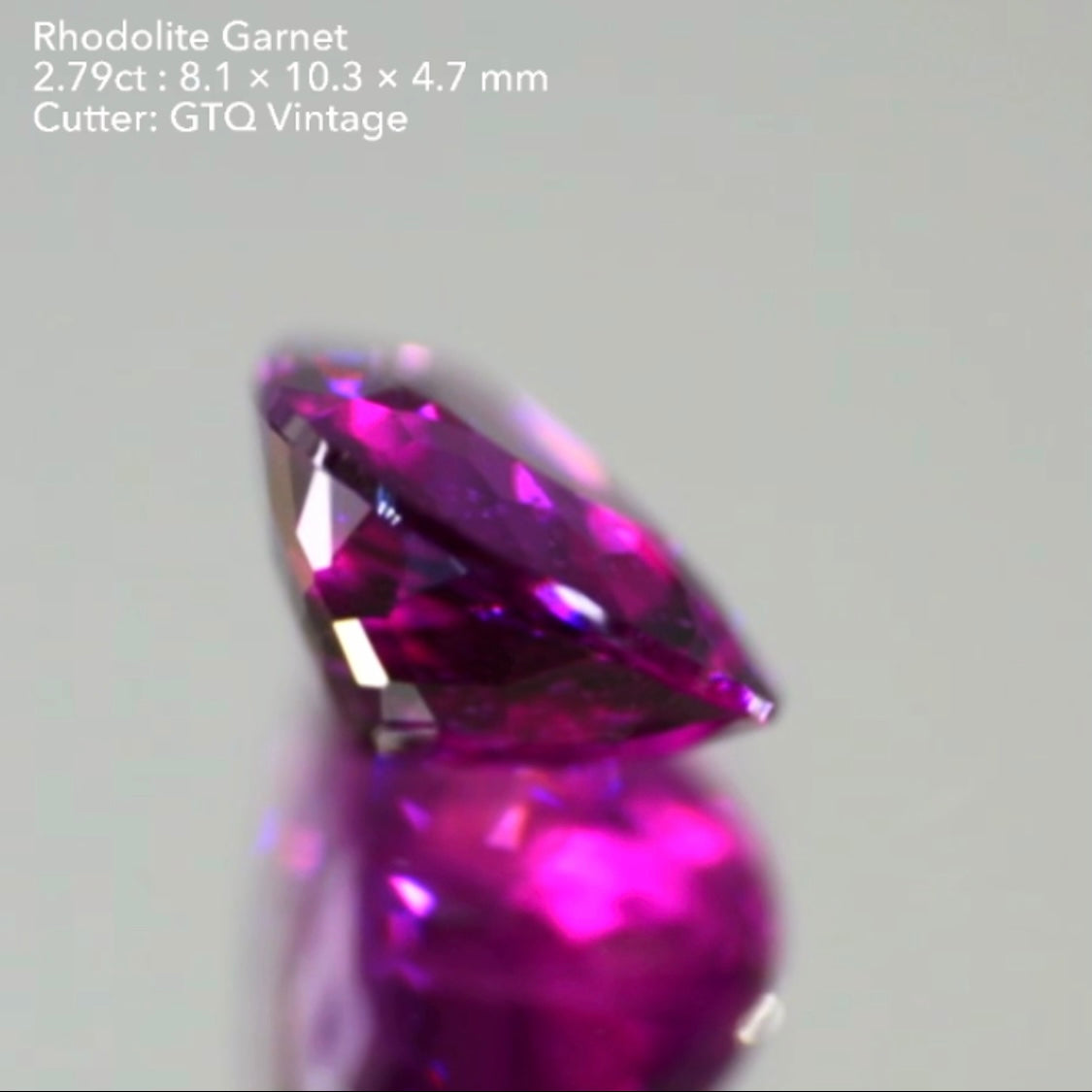 濃く明るい美色✨ロードライトガーネット2.79ct💎GTQヴィンテージ作品👍お正月期間中につき『クーポン or ZB』のご利用もOK❗️