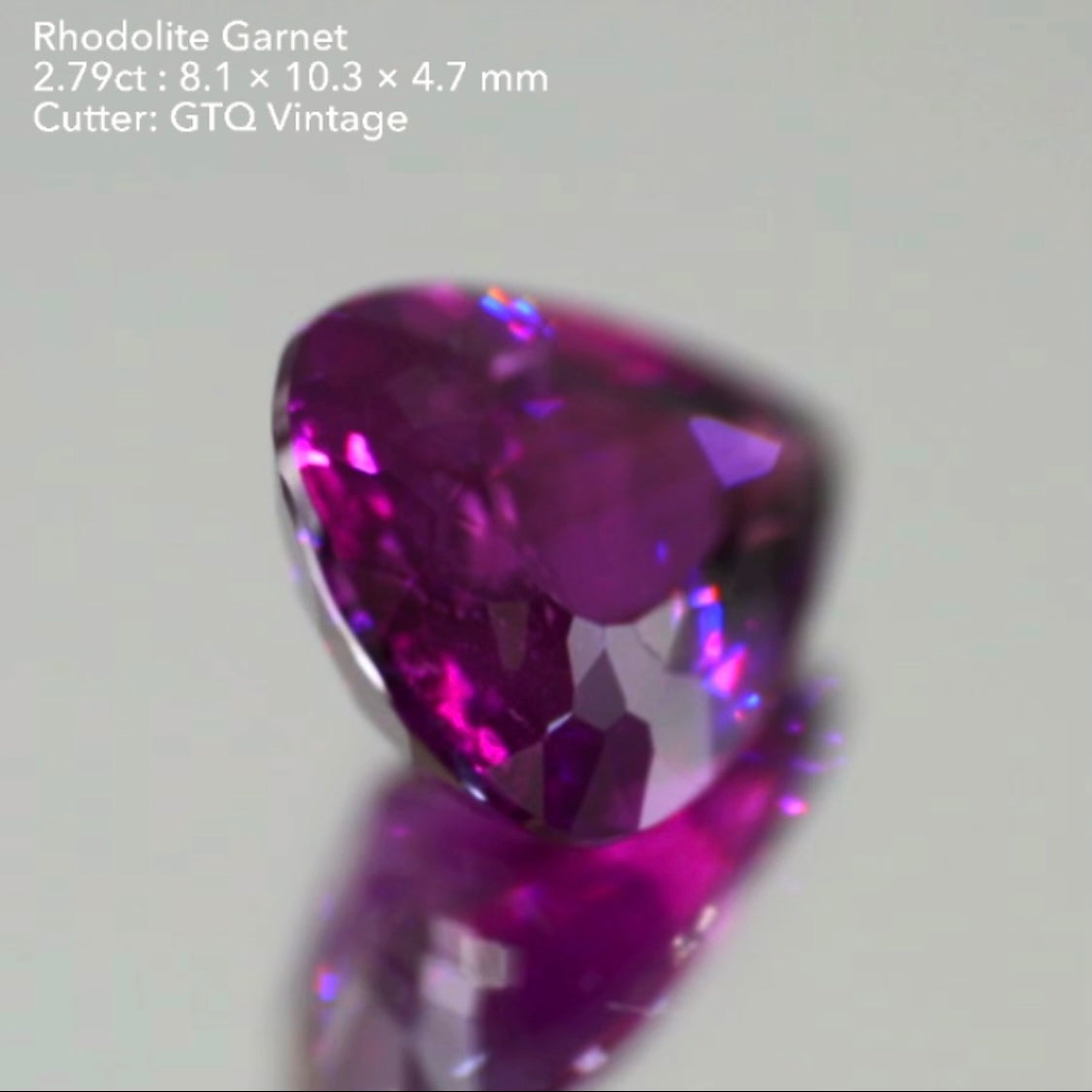 濃く明るい美色✨ロードライトガーネット2.79ct💎GTQヴィンテージ作品👍お正月期間中につき『クーポン or ZB』のご利用もOK❗️
