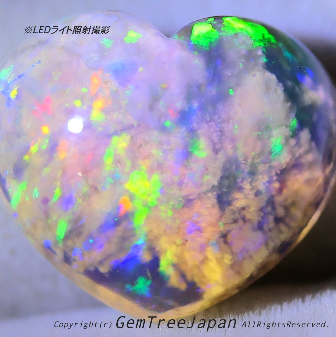 オパール博物館“超オモシロ”特別篇✨🌈オーストラリ産オパール2.99ct💎内部に広がる「モコモコ」がたまりません😍