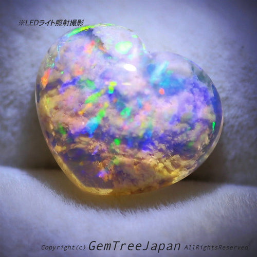 オパール博物館“超オモシロ”特別篇✨🌈オーストラリ産オパール2.99ct💎内部に広がる「モコモコ」がたまりません😍