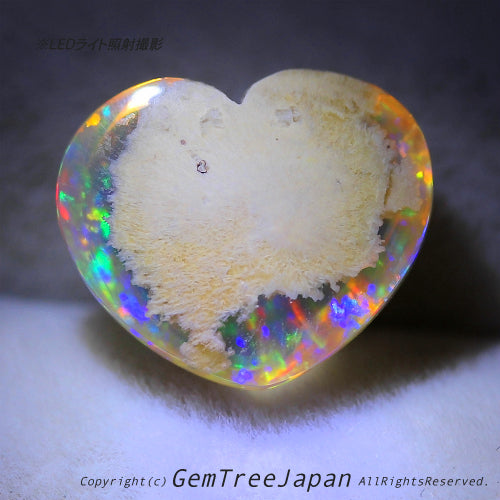 オパール博物館“超オモシロ”特別篇✨🌈オーストラリ産オパール2.99ct💎内部に広がる「モコモコ」がたまりません😍