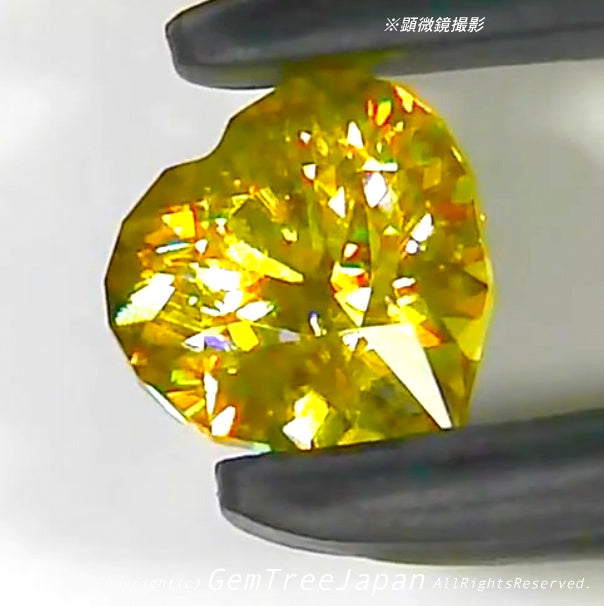 『2個ぽっきり』“ファンシーハート”のマダガスカルスフェーン💎こちらは0.66ctです✨11/16Live配信⚡️ピアっちゃん作品