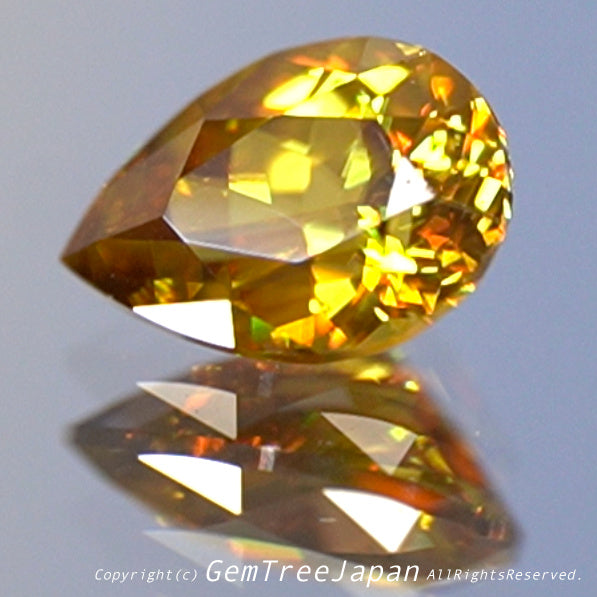 琥珀色に光輝くスフェーン0.79ct✨ピアッちゃん作品👍突如開催❗️GTJ名物【時短オークション】こちらはクーポンはごめんなさい🙏