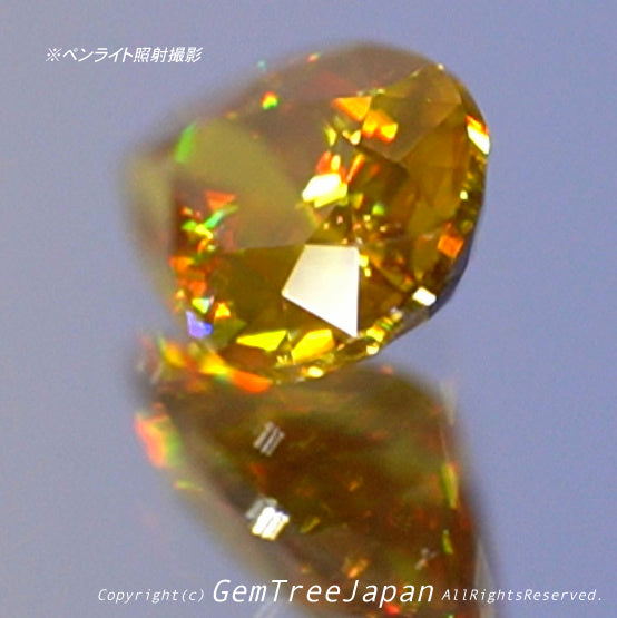 琥珀色に光輝くスフェーン0.79ct✨ピアッちゃん作品👍突如開催❗️GTJ名物【時短オークション】こちらはクーポンはごめんなさい🙏