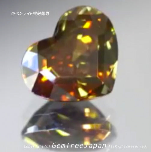 スフェーンにも似た“激シブ”カラーとゲオちゃんのカットが冴えるジルコン2.422ct👍【お問合せ一番乗り特価】
