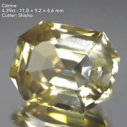 【SOLD OUT】シトリン4.39ct/師匠作品 ★11/11ハラキリ1円オークションライブ★クーポンはごめんなさい🙇♂️