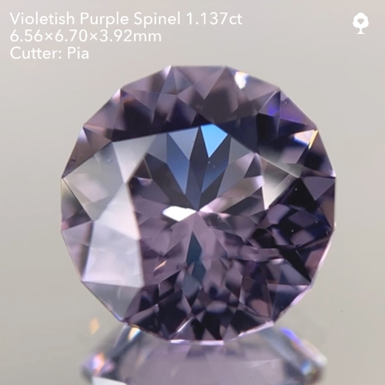 スピネル1.137ct ピアッちゃん作品 11/14ライブ配信作品