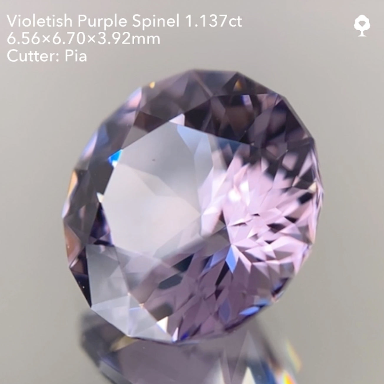 スピネル1.137ct ピアッちゃん作品 11/14ライブ配信作品
