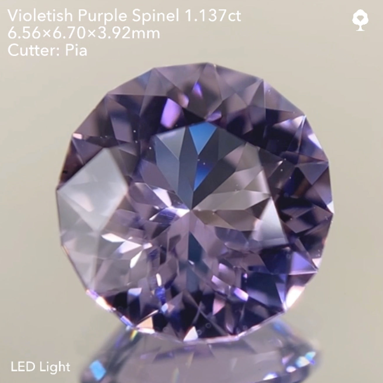 スピネル1.137ct ピアッちゃん作品 11/14ライブ配信作品