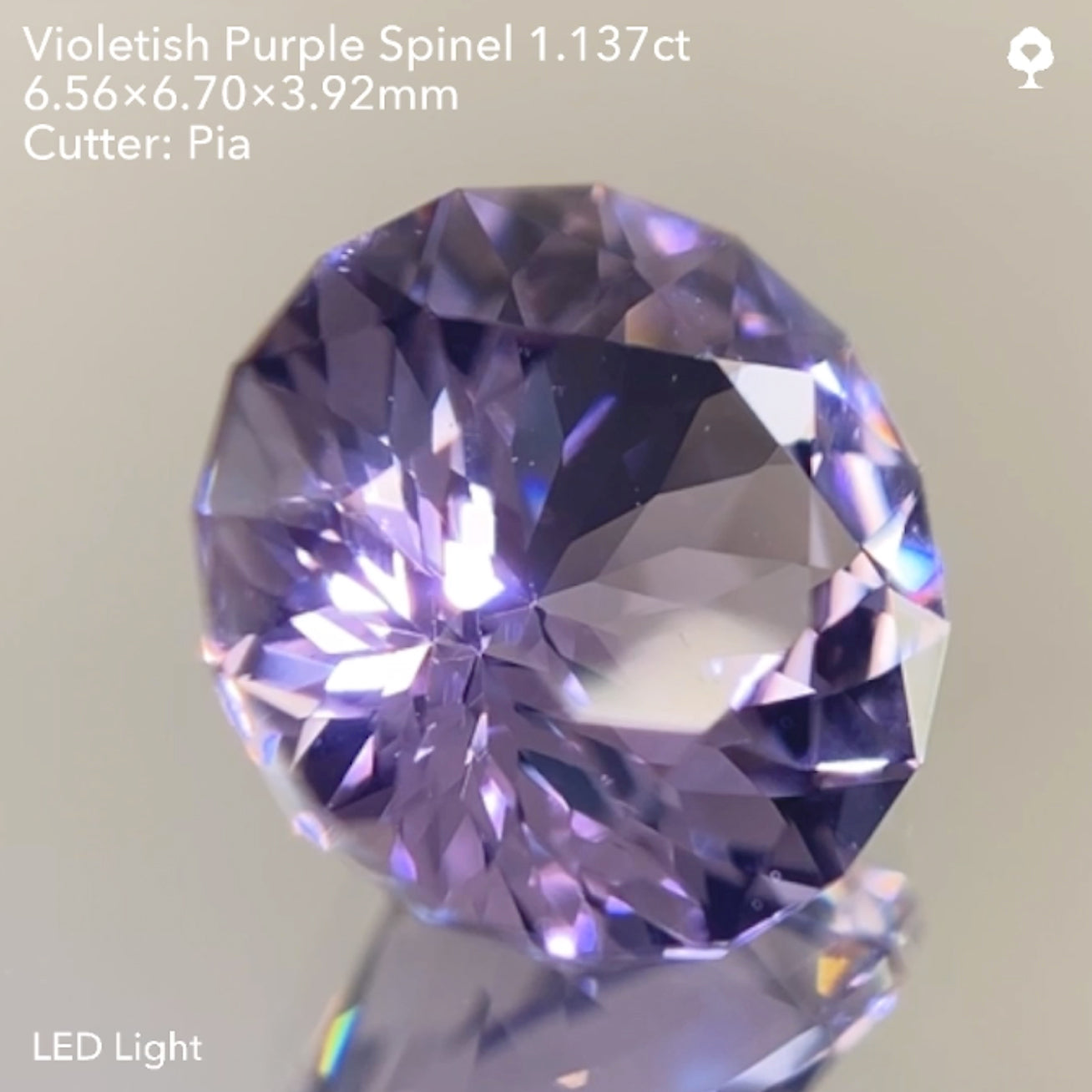 スピネル1.137ct ピアッちゃん作品 11/14ライブ配信作品