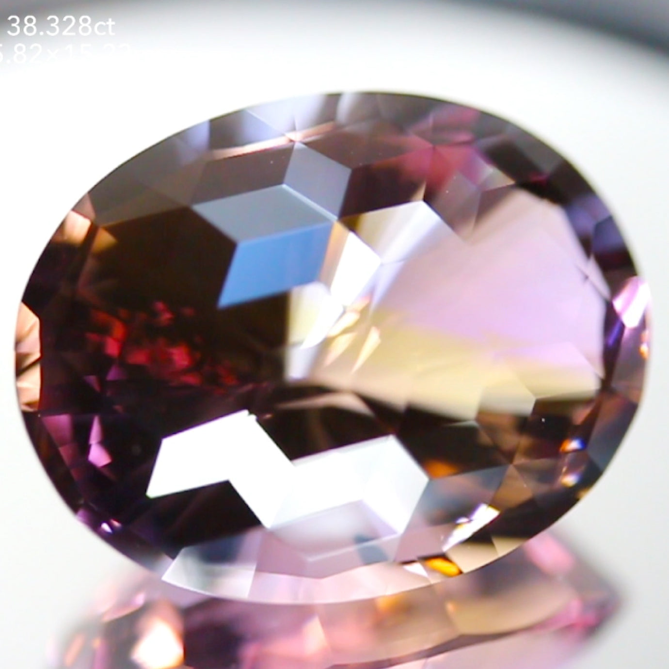 【お客さま専用】キューブスターアメトリン38.328ct ゲオちゃん作品 11/14ライブ配信作品