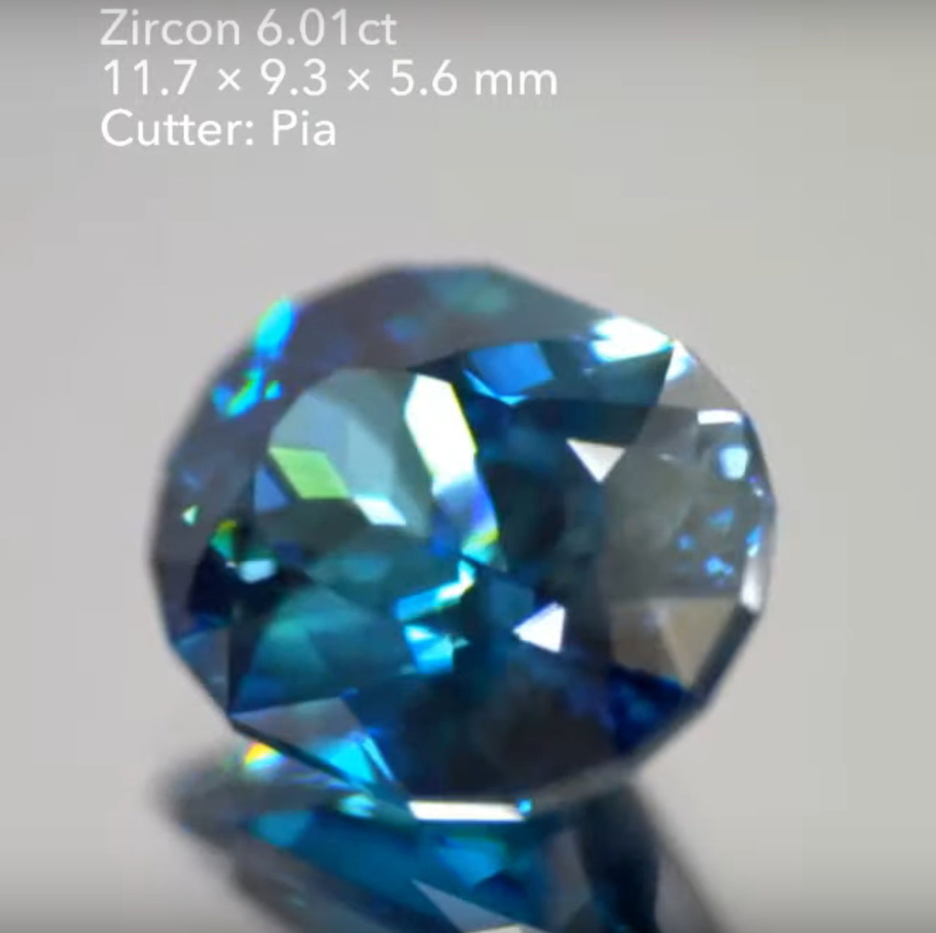 【SOLD OUT】大きくて濃い青が印象的なブルージルコン6.01ct✨ピアッちゃん作品💎お問合せ一番乗り特価でご紹介です♪