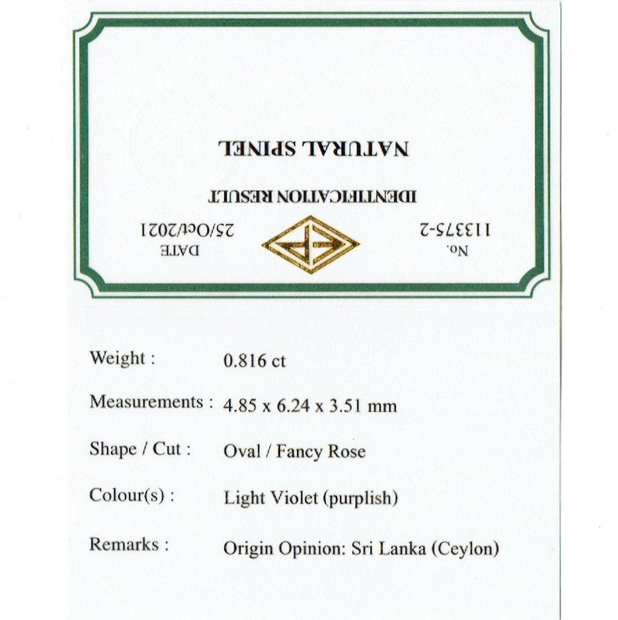 【SOLD OUT】カットもインクルもキラッキラ✨アパタイトinスピネル0.816ct💎ピアッちゃん作品