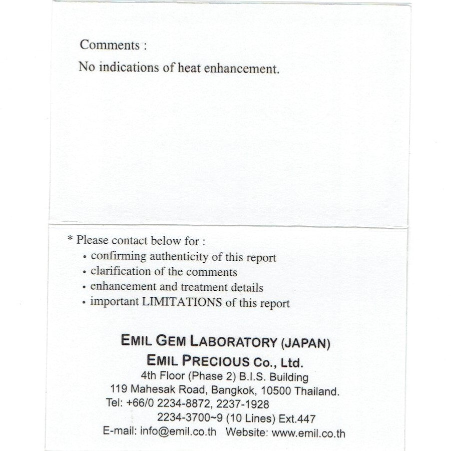 いろんな表情をお楽しみあれ★ 完璧なバゲットシェイプの非加熱カシミールサファイア0.334ct ピアッちゃん作品【コランダム夏祭り特別価格❗️】