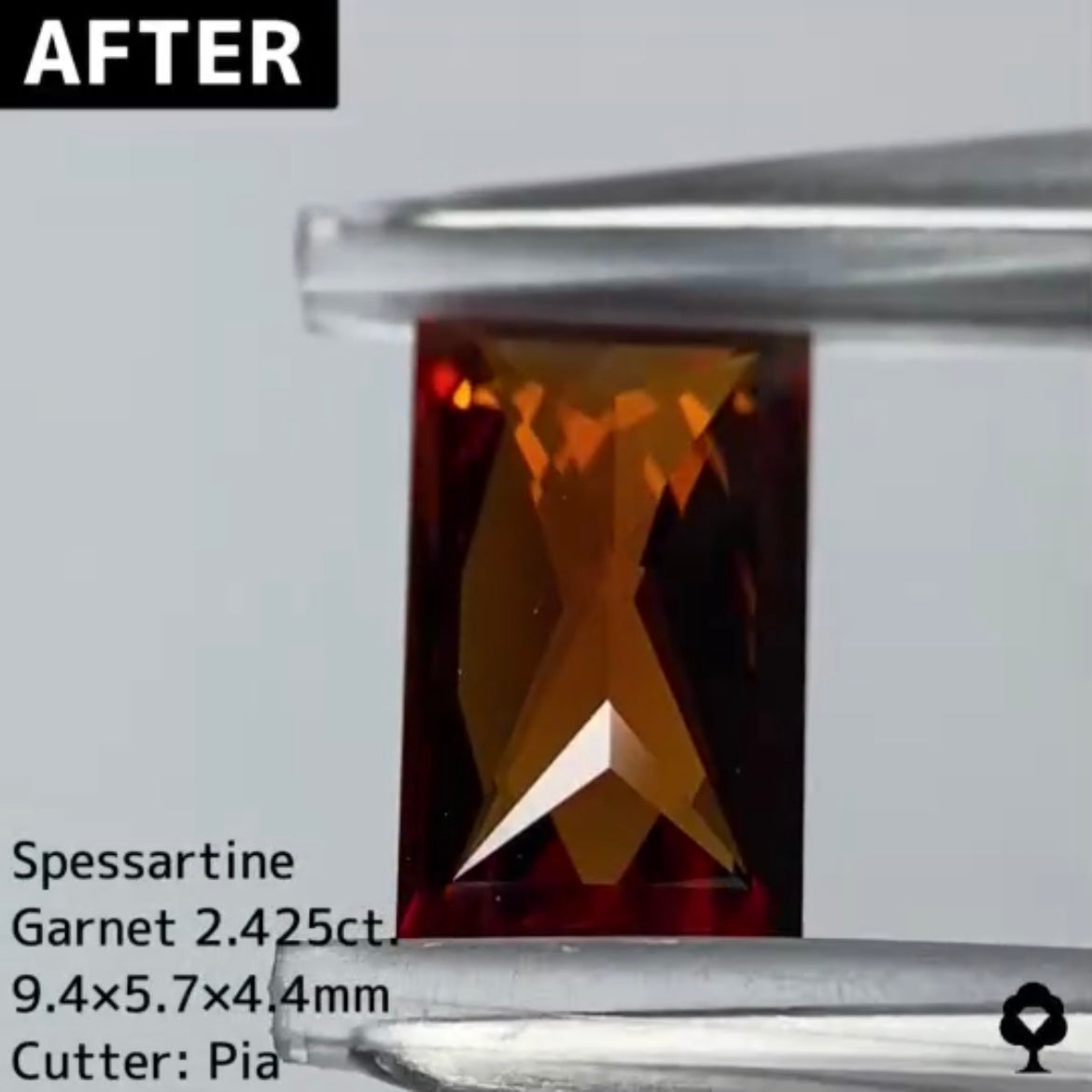 お客さま専用【BEFORE宝石】スペサタイトガーネット2.92ct