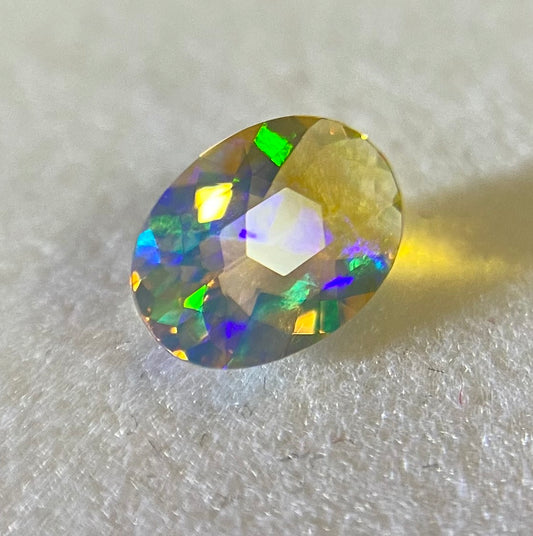 【キューブカット】メキシコオパール 0.289ct✨ゲオちゃん作品