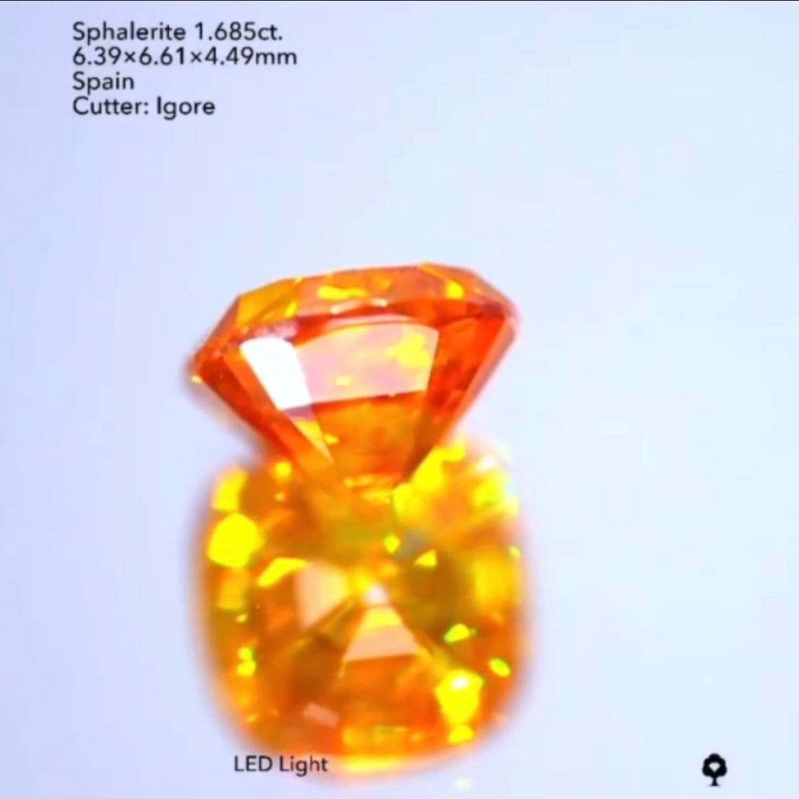 しま模様がステキ🔥スファレライト1.685ct./イガちゃん作品