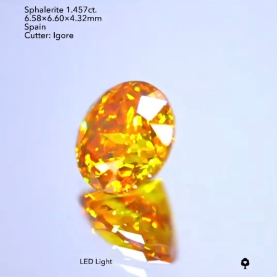 整ったラウンドカットで堂々と輝く🔥スファレライト1.457ct./イガちゃん作品
