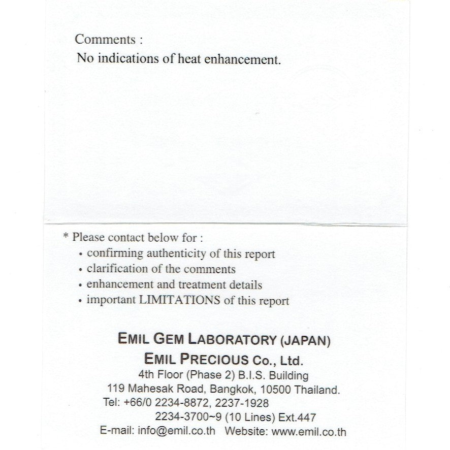 久々の「部長」作品💎絶大な価値の大粒ビルマ産非加熱スタールビー22.779ct✨