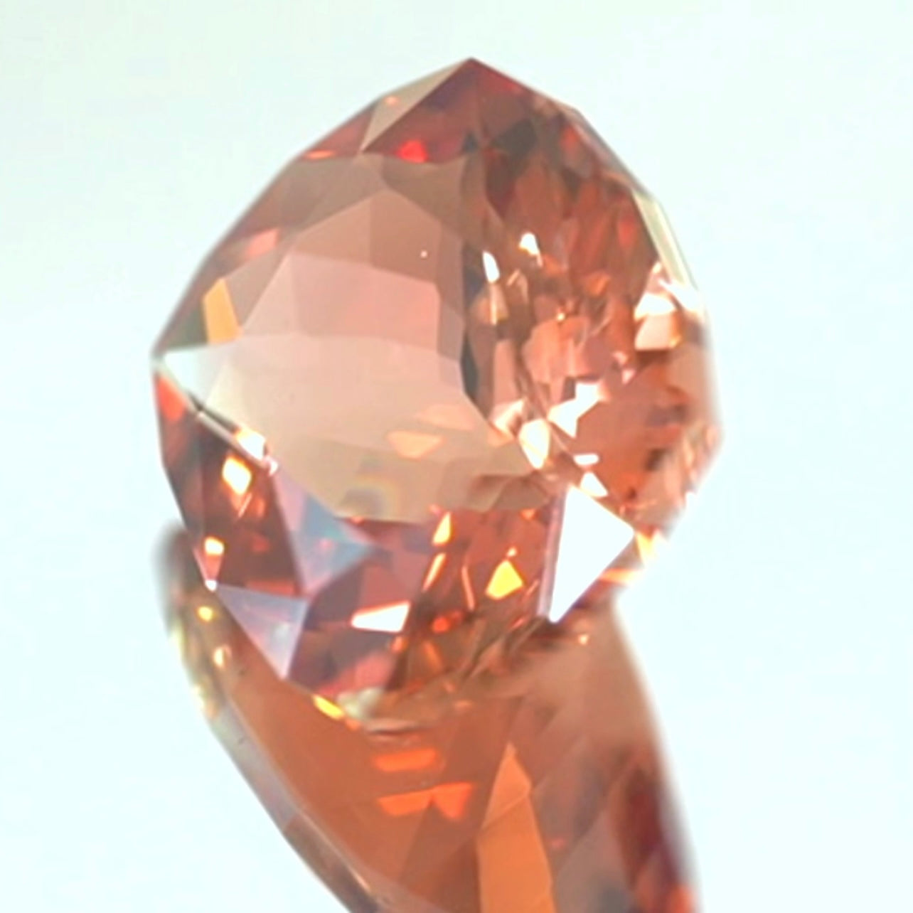 超美色シェリー系オレンジ✨大粒コンゴ産アンデシン5.989ct💎1/23スタート〜2/23終了🤣 ピアッちゃん作品🎁