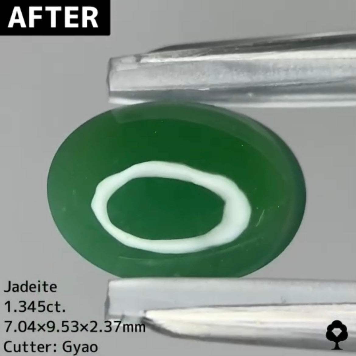 お客さま専用【BEFORE宝石】翡翠1.35ct.4ZBご利用価格