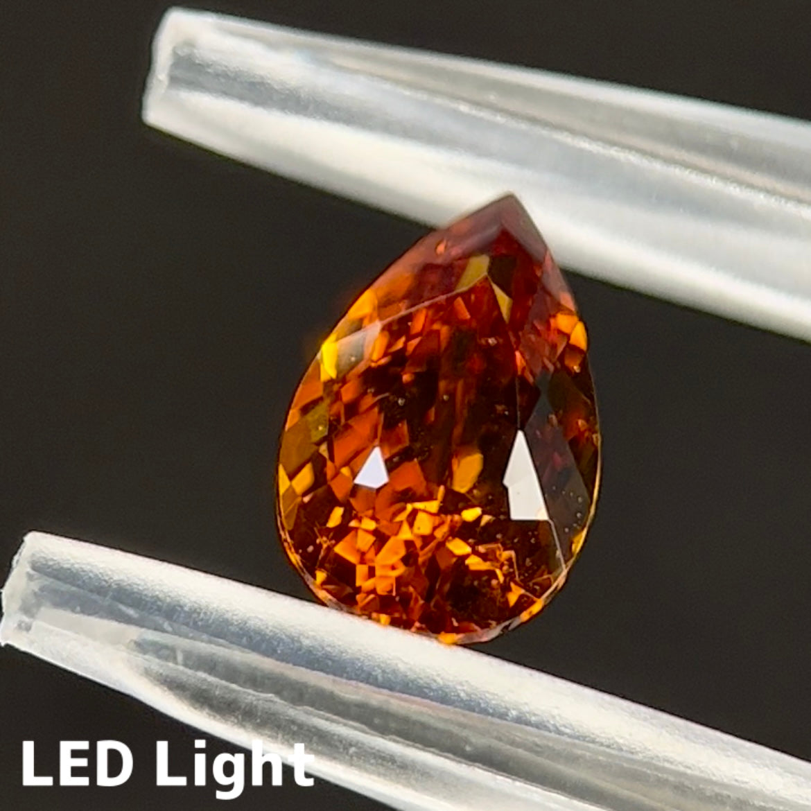【お客様専用ページ】スペサタイトガーネット 0.98 ct、ルースケース小5個