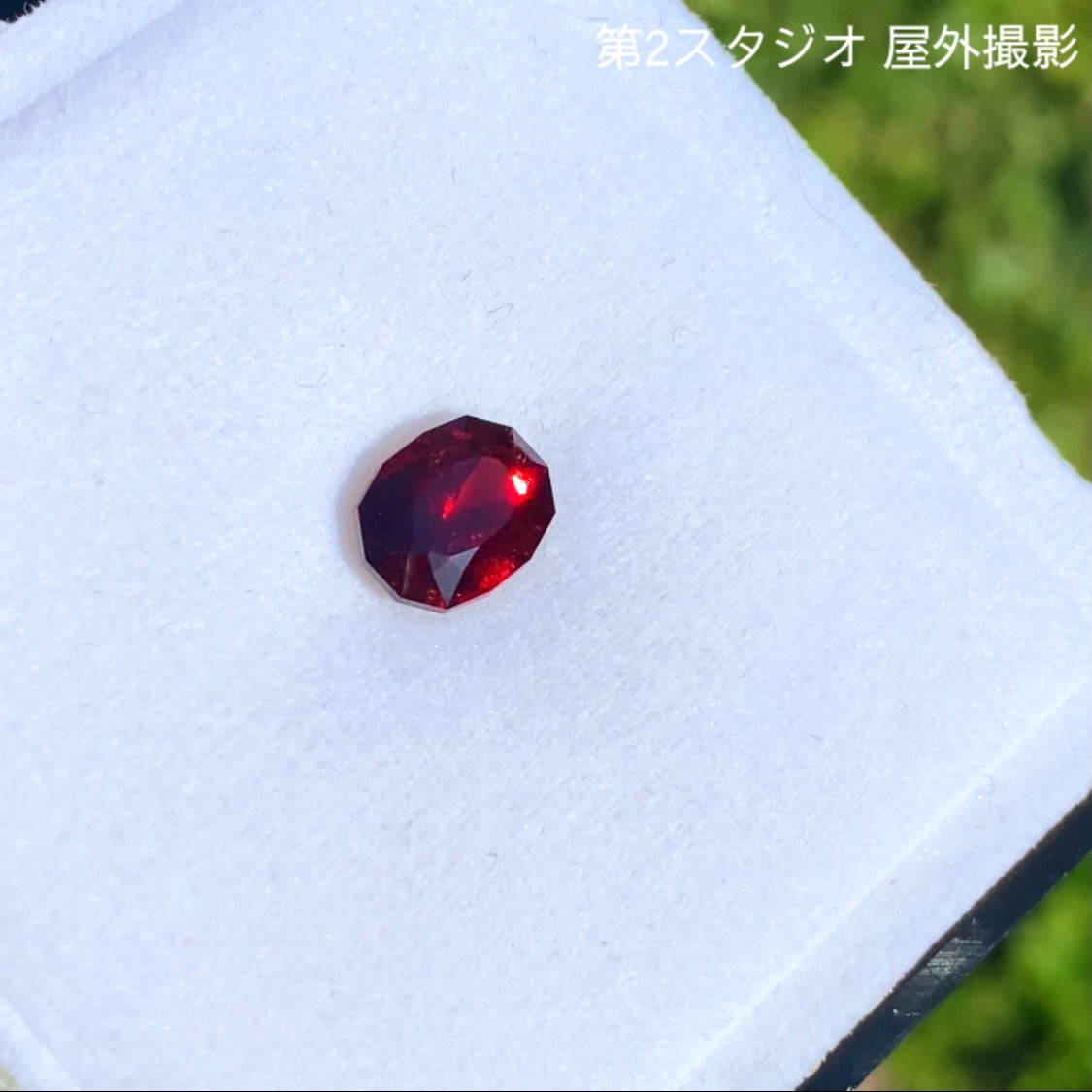 およそ一年ぶりの企画再稼働😁👍開催期間の長〜いオークション!その名も“1ヶ月オークション”💎🌲10/15スタート〜11/14終了🤣 ピアッちゃん作品「レッドマラヤガーネット」1.856ct✨