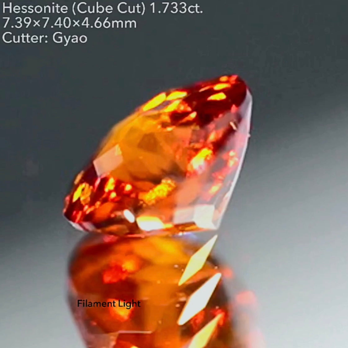 【交渉人ライブ、購入者専用】ヘソナイト 1.733 ct ラウンドキューブ ゲオちゃん作品★15ZB使用価格