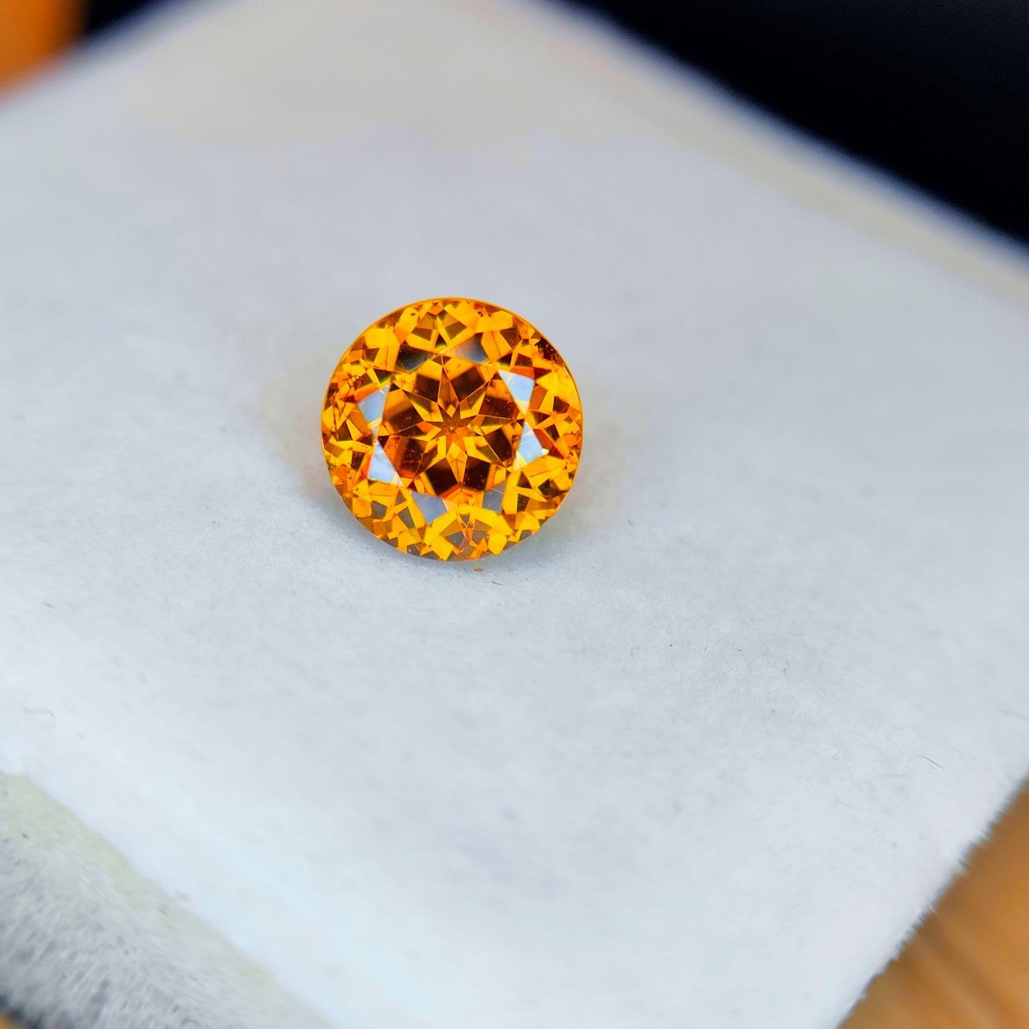 整ったラウンドカットで堂々と輝く🔥スファレライト1.457ct./イガちゃん作品