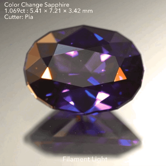 【SOLD OUT】カラーチェンジサファイア1.069ct💎ピアッちゃん作品✨お問合せ一番乗り特価でご紹介です♪