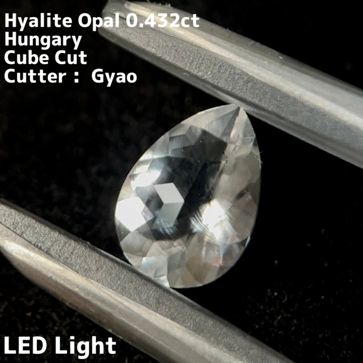 ペアシェイプ ★ハンガリー産ハイアライトオパール0.432ct ★