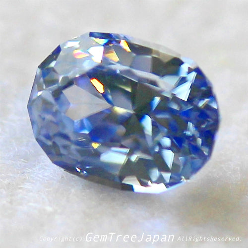 激レア❗️ファンシーオーバル&パーティーカラーレス✨ベニトアイト0.90ct💎カナリ玄人向け😉