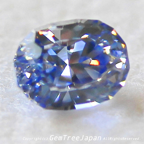 激レア❗️ファンシーオーバル&パーティーカラーレス✨ベニトアイト0.90ct💎カナリ玄人向け😉