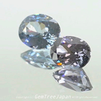 【SOLD OUT】『グレイッシュ』スピネル2個セット0.611ct&0.605ct✨ピアッちゃん作品💎6/22LIVE配信より【お客さま専用・お問合せ一番乗り特価】