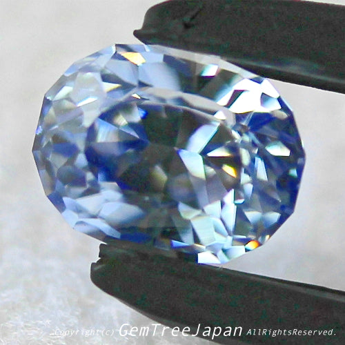 激レア❗️ファンシーオーバル&パーティーカラーレス✨ベニトアイト0.90ct💎カナリ玄人向け😉