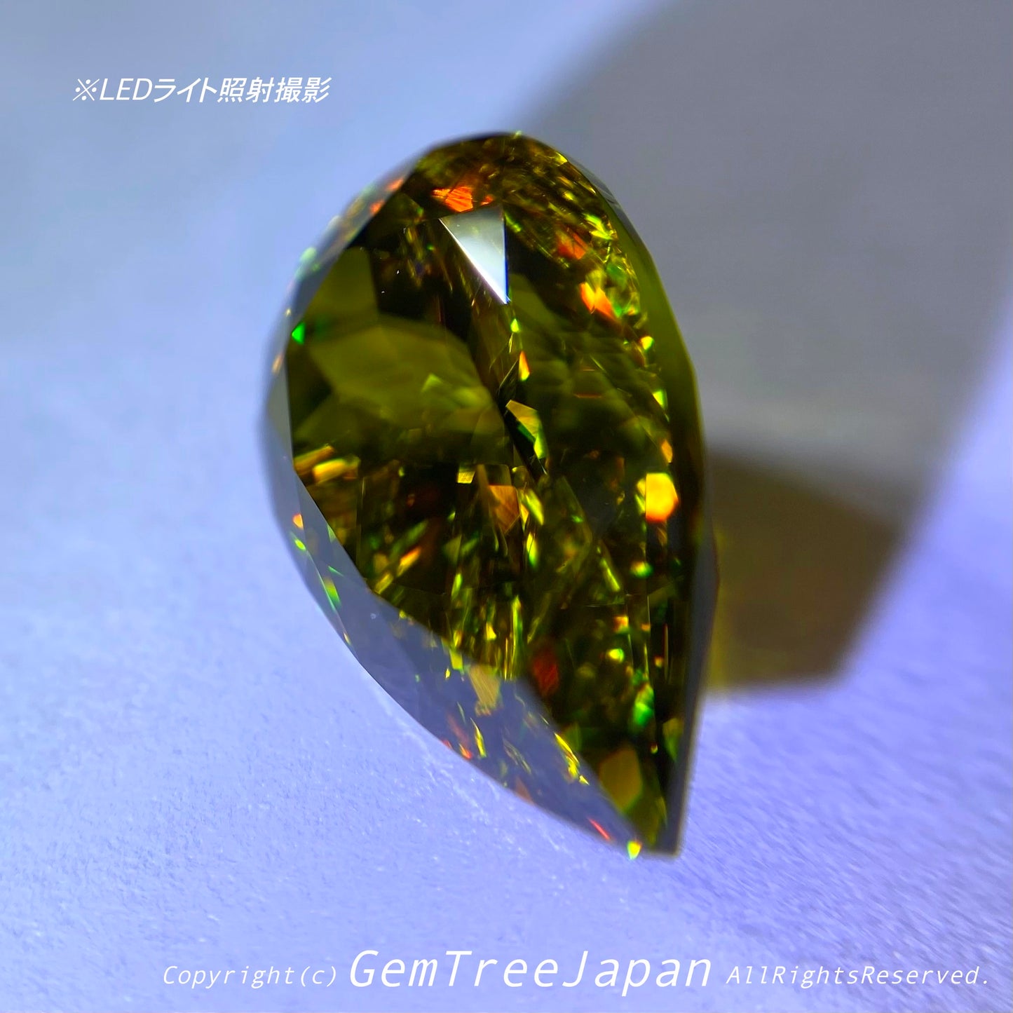 針インクルが良質ファイアーと混じり合うゲオ先生作品パキスタンスフェーン3.69ct💎