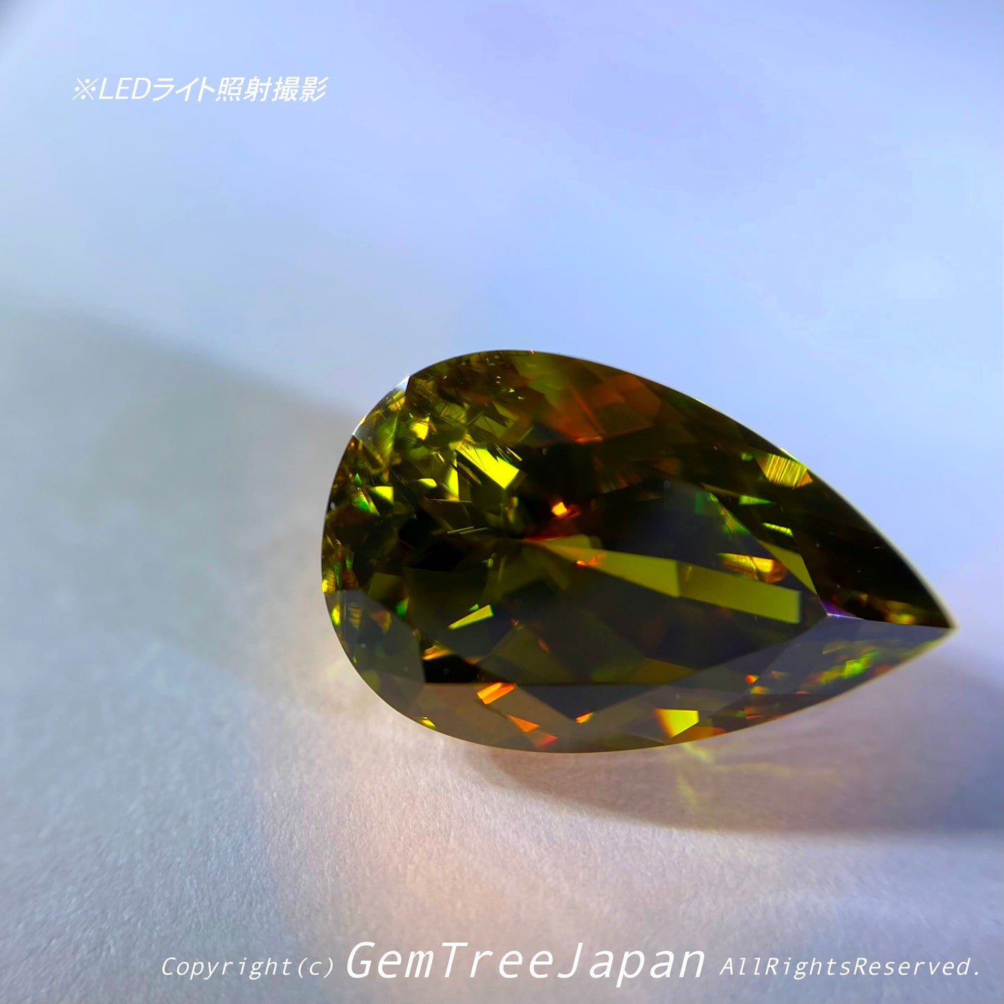 針インクルが良質ファイアーと混じり合うゲオ先生作品パキスタンスフェーン3.69ct💎