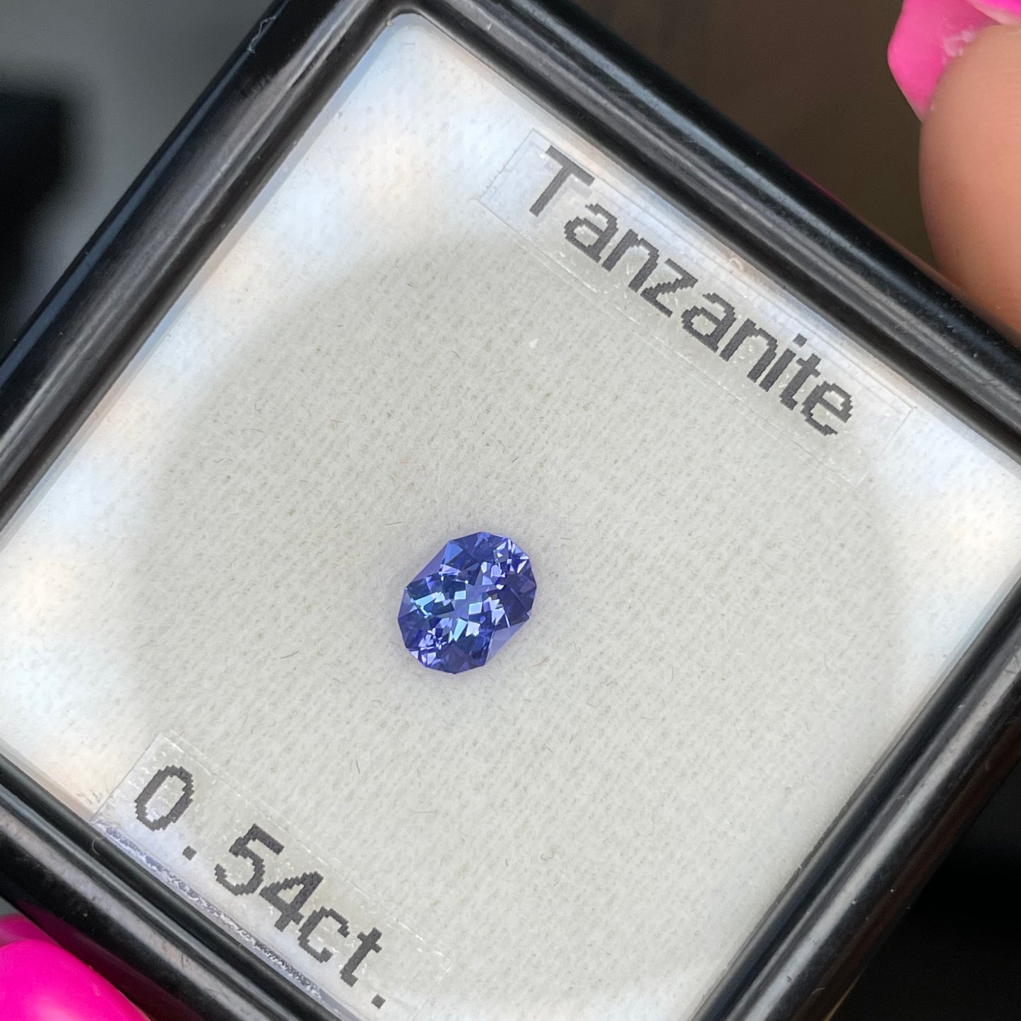 【お客さま専用】青強めの王道カラー💙タンザナイト0.54ct ピアッちゃん作品💖4/15チハルームご紹介作品💖【まだまだ個展は終わらない!特別プライス】