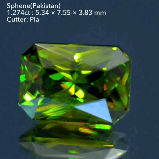 【SOLD OUT】パキスタンスフェーン1.274ct💎ピアッちゃん作品🌈こちらはお問合せ一番乗り特価でご紹介です♪