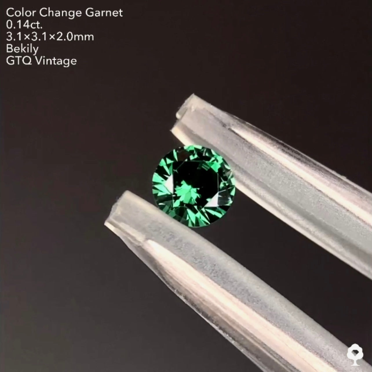No18.🌲グリーン!!!まるでカラーチェンジするツァボライト🧤⁉️ベキリー(カラーチェンジ)ガーネット0.14ct❤️🔥全サイトでイッキに販売スタートLive💎✨❤️🔥🔦