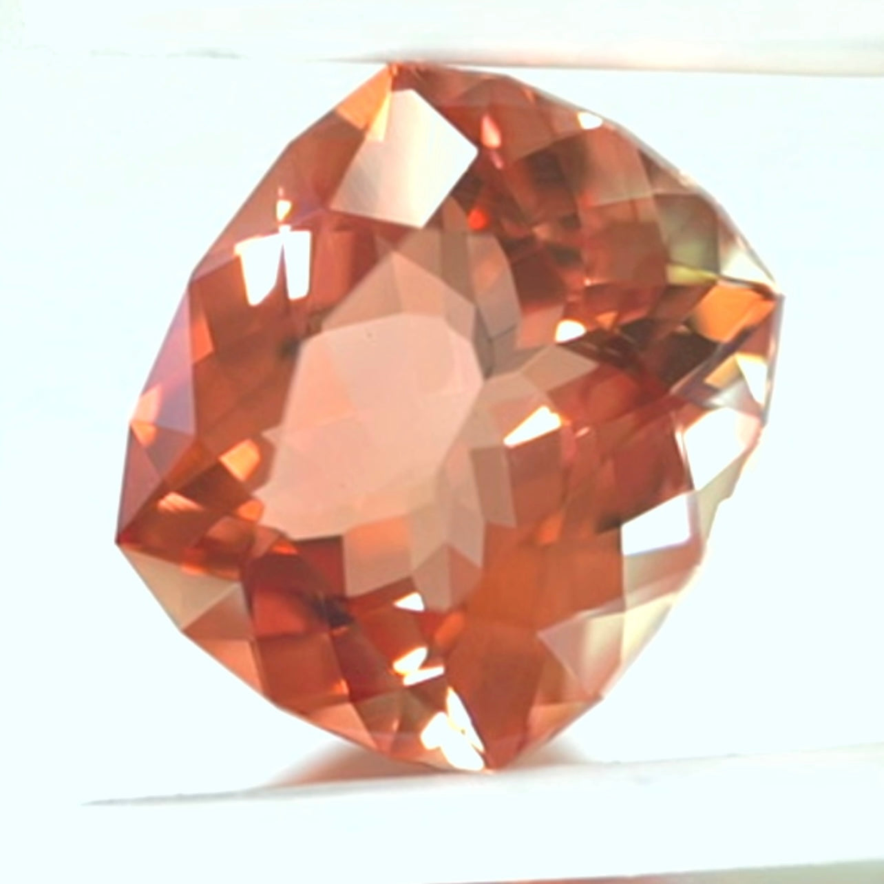 超美色シェリー系オレンジ✨大粒コンゴ産アンデシン5.989ct💎1/23スタート〜2/23終了🤣 ピアッちゃん作品🎁