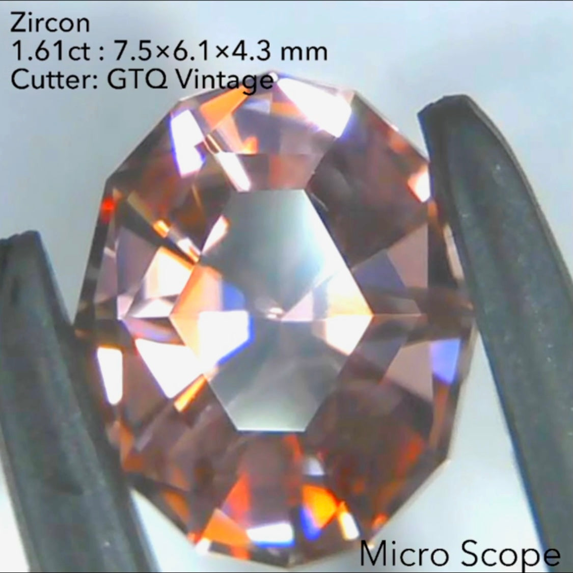 5年越しの新作発表✨貴重な美色のピンクジルコン1.61ct💎GTQヴィンテージ作品