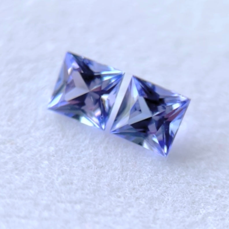 【お客さま専用】【セット2】プリンセスカットのタンザナイト2個セット💎💎合計0.68ct✨✨