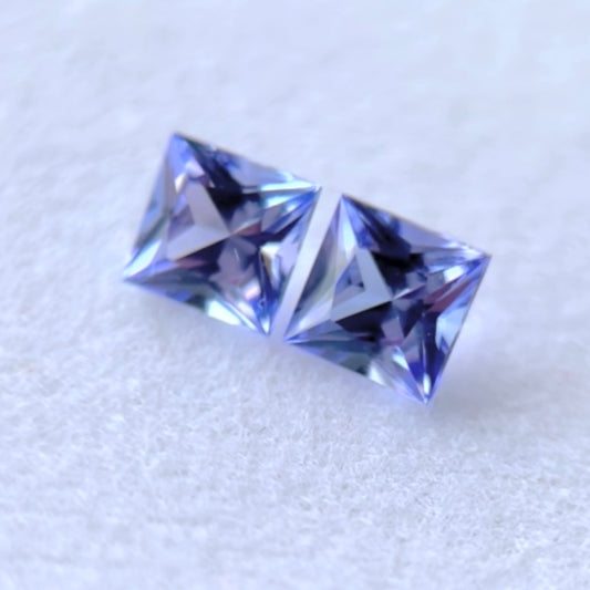 【お客さま専用】【セット2】プリンセスカットのタンザナイト2個セット💎💎合計0.68ct✨✨