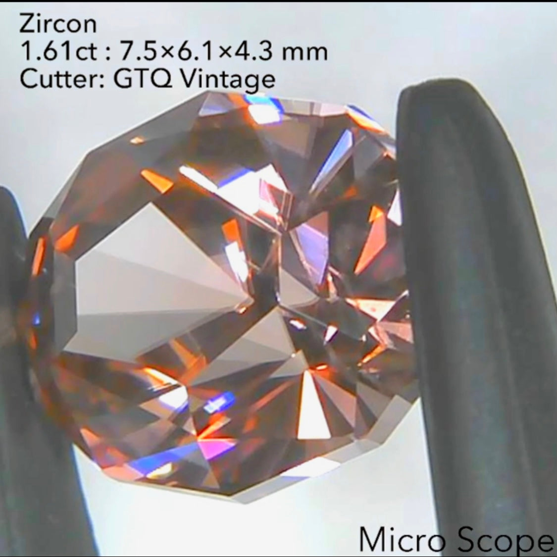 5年越しの新作発表✨貴重な美色のピンクジルコン1.61ct💎GTQヴィンテージ作品