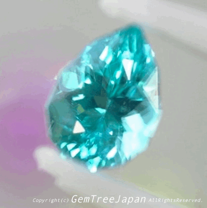 見事なネオン感👍ファンシーカットアパタイト0.71ct✨レイちゃん作品💎6/19LIVE配信「朝からLIVE三昧DAY第4部」より