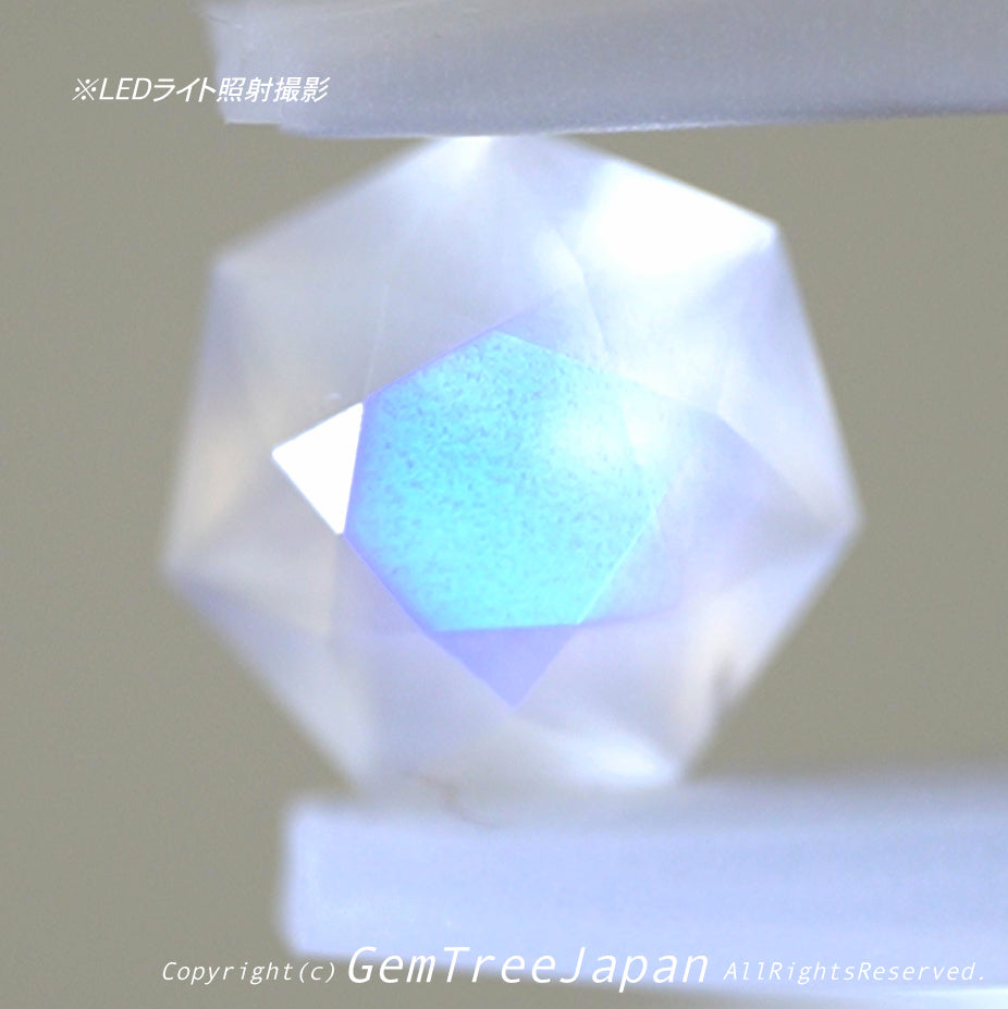 【3個セット✨】ムーンストーン6.7.8角形計1.99ct💎ピアッちゃん作品