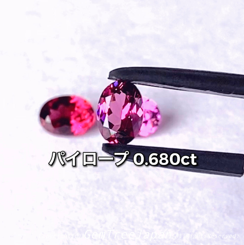 続いても『GTQ MAX』👍ピアッちゃん作品初披露😉美しい3色ガーネットセット計2.278ct✨💎