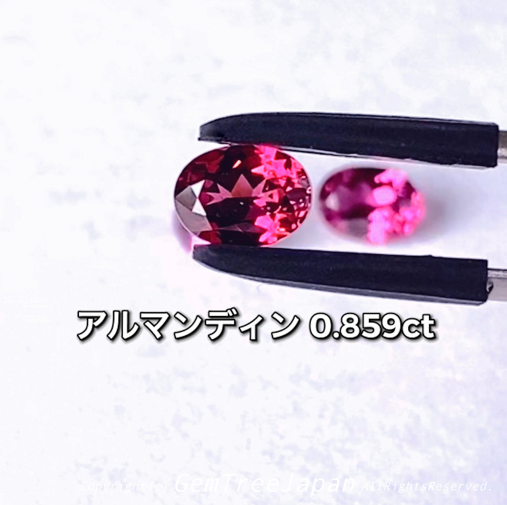 続いても『GTQ MAX』👍ピアッちゃん作品初披露😉美しい3色ガーネットセット計2.278ct✨💎